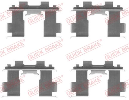 Комплектующие, колодки дискового тормоза QUICK BRAKE 1091205