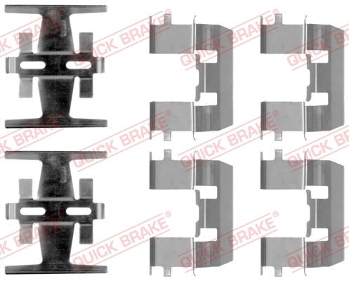 Комплектующие, колодки дискового тормоза QUICK BRAKE 1091208