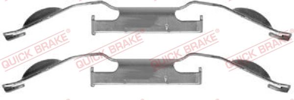 Комплектующие, колодки дискового тормоза QUICK BRAKE 1091221