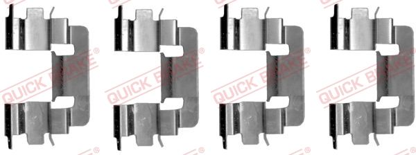 Комплектующие, колодки дискового тормоза QUICK BRAKE 1091229
