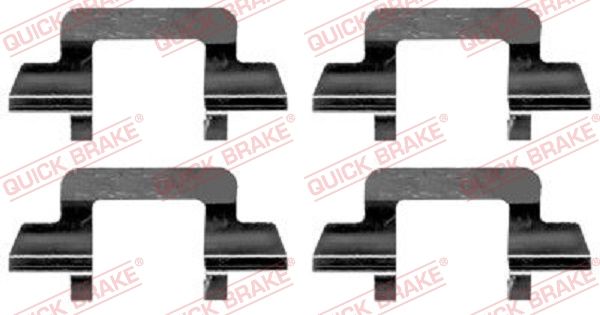 Комплектующие, колодки дискового тормоза QUICK BRAKE 1091243