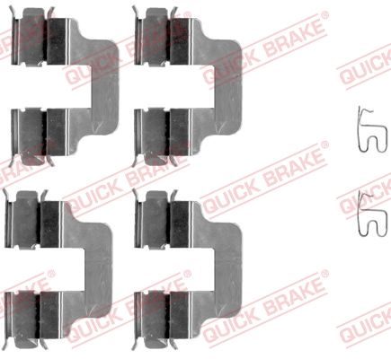 Комплектующие, колодки дискового тормоза QUICK BRAKE 1091245