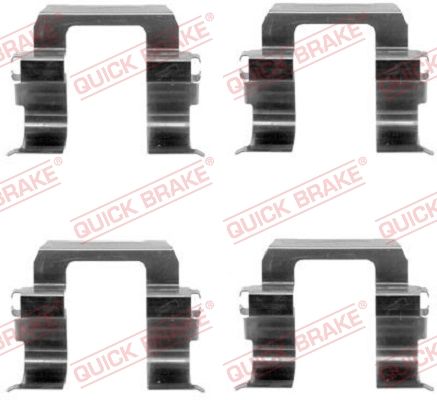 Комплектующие, колодки дискового тормоза QUICK BRAKE 1091252