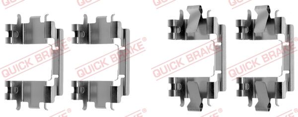 Комплектующие, колодки дискового тормоза QUICK BRAKE 1091257
