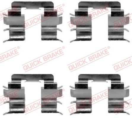 Комплектующие, колодки дискового тормоза QUICK BRAKE 1091272