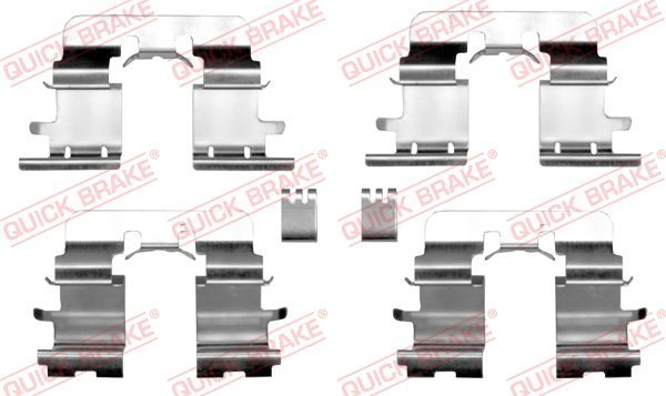 Комплектующие, колодки дискового тормоза QUICK BRAKE 1091290