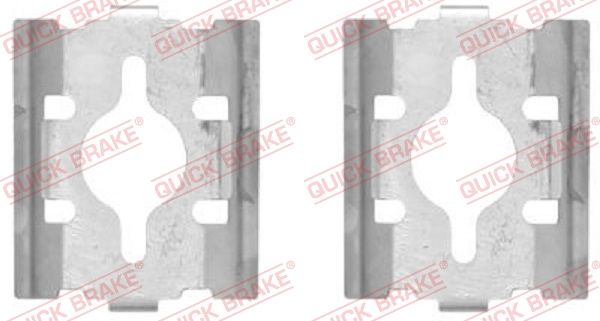 Комплектующие, колодки дискового тормоза QUICK BRAKE 1091600