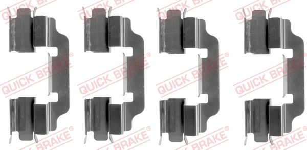 Комплектующие, колодки дискового тормоза QUICK BRAKE 1091601
