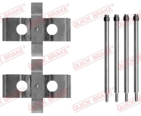 Комплектующие, колодки дискового тормоза QUICK BRAKE 1091611