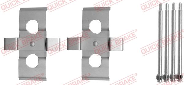 Комплектующие, колодки дискового тормоза QUICK BRAKE 1091635