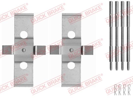 Комплектующие, колодки дискового тормоза QUICK BRAKE 1091637
