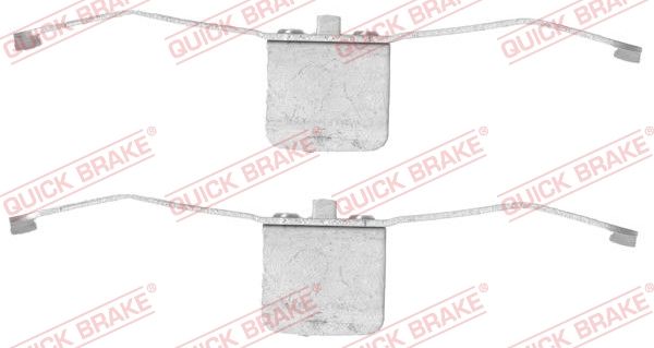 Комплектующие, колодки дискового тормоза QUICK BRAKE 1091639