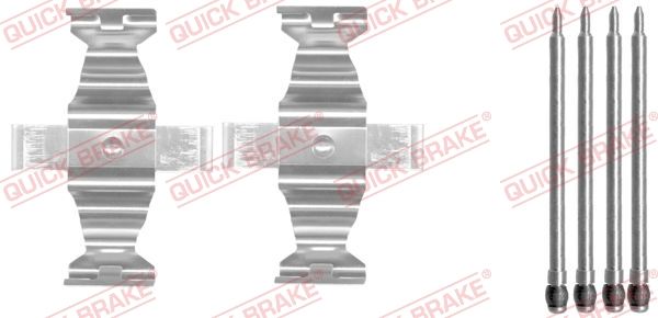 Комплектующие, колодки дискового тормоза QUICK BRAKE 1091643