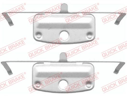Комплектующие, колодки дискового тормоза QUICK BRAKE 1091644