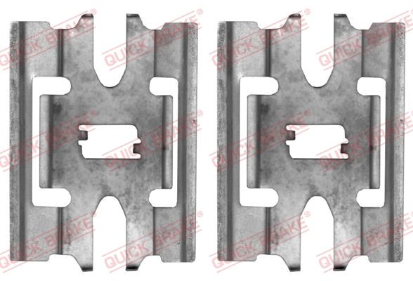 Комплектующие, колодки дискового тормоза QUICK BRAKE 1091663