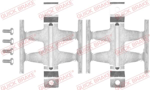 Комплектующие, колодки дискового тормоза QUICK BRAKE 1091687