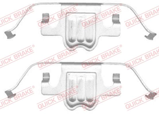 Комплектующие, колодки дискового тормоза QUICK BRAKE 1091695