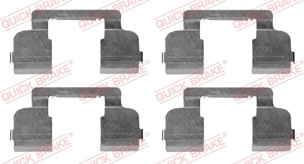 Комплектующие, колодки дискового тормоза QUICK BRAKE 1091698