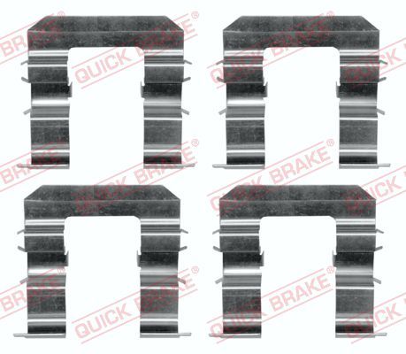 Комплектующие, колодки дискового тормоза QUICK BRAKE 1091735