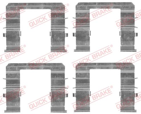 Комплектующие, колодки дискового тормоза QUICK BRAKE 1091744