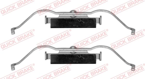 Комплектующие, колодки дискового тормоза QUICK BRAKE 1091747