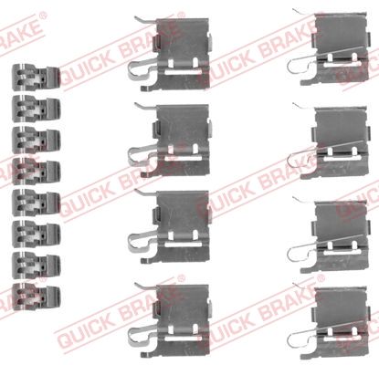 Комплектующие, колодки дискового тормоза QUICK BRAKE 1091748