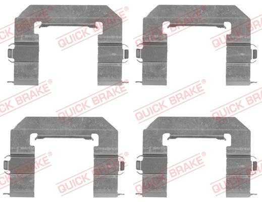 Комплектующие, колодки дискового тормоза QUICK BRAKE 1091761