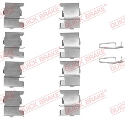 Комплектующие, колодки дискового тормоза QUICK BRAKE 1091775