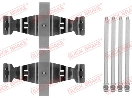 Комплектующие, колодки дискового тормоза QUICK BRAKE 1091786