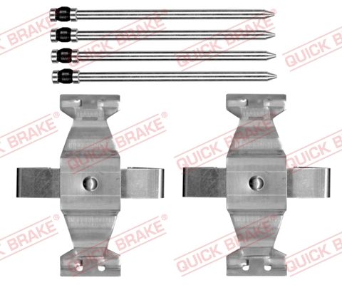 Комплектующие, колодки дискового тормоза QUICK BRAKE 1091804