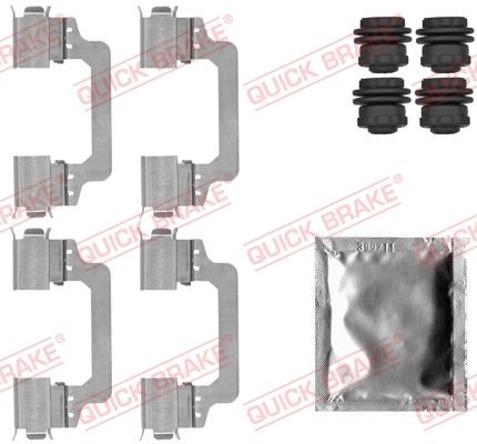 Комплектующие, колодки дискового тормоза QUICK BRAKE 1091821