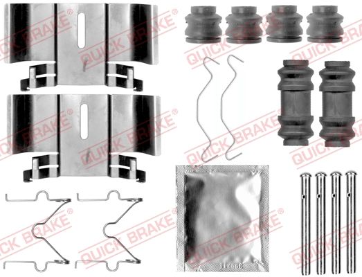 Комплектующие, колодки дискового тормоза QUICK BRAKE 1091836