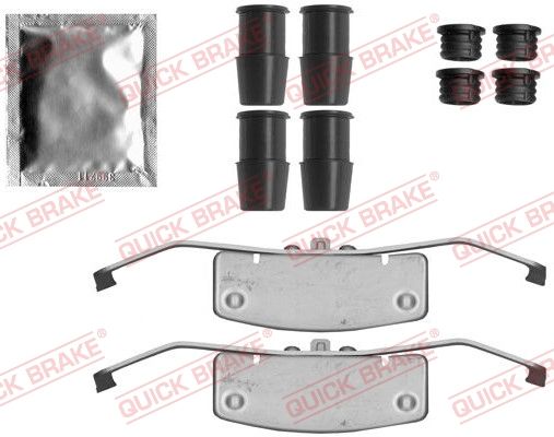 Комплектующие, колодки дискового тормоза QUICK BRAKE 1091837