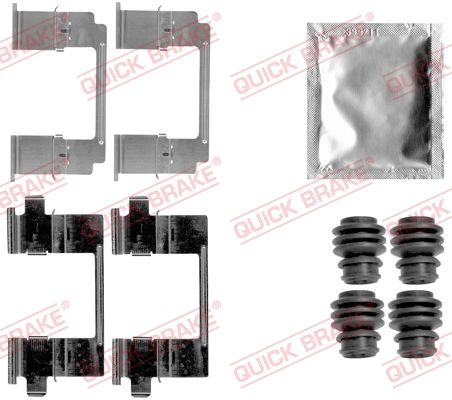 Комплектующие, колодки дискового тормоза QUICK BRAKE 1091840