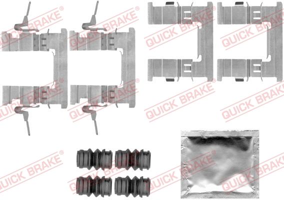 Комплектующие, колодки дискового тормоза QUICK BRAKE 1091842