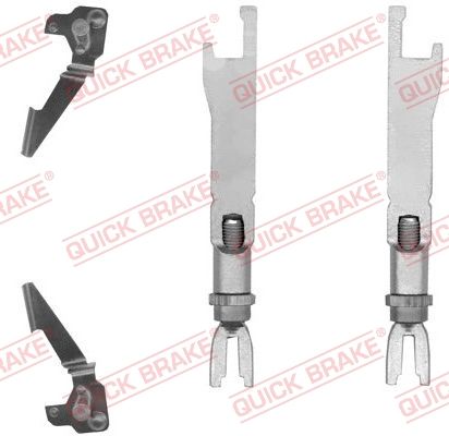 Комплект регулятора, барабанный тормозной механизм QUICK BRAKE 11053001