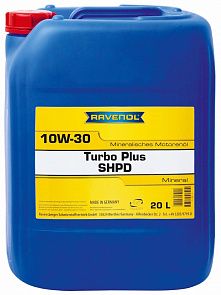 RAVENOL Turbo plus SHPD 10W-30 20 л. RAVENOL 112310502001999