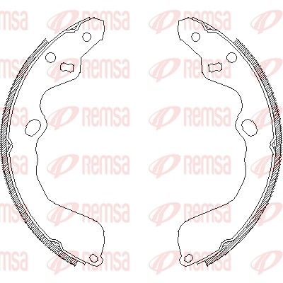 Тормозные колодки REMSA 415300