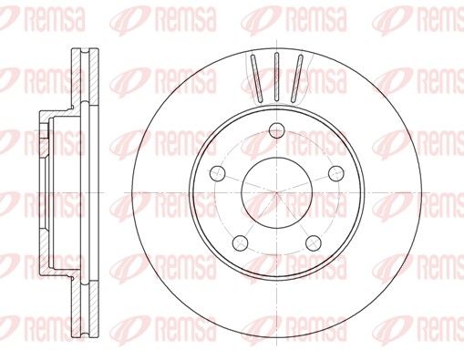 Тормозной диск REMSA 621410
