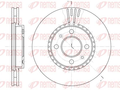 Тормозной диск REMSA 630210