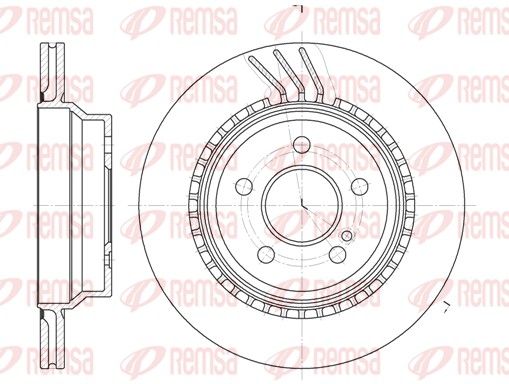Тормозной диск REMSA 676010