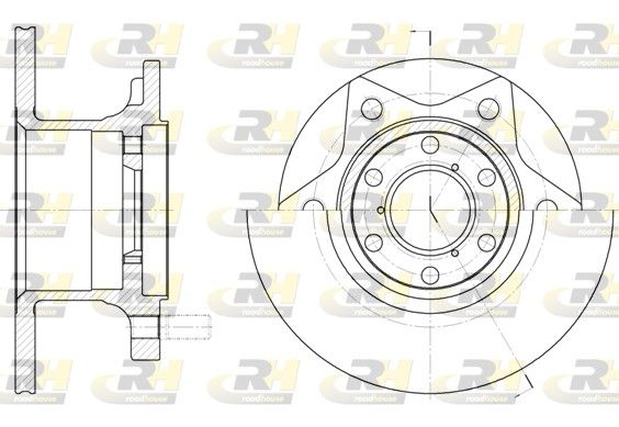 Тормозной диск ROADHOUSE 624200