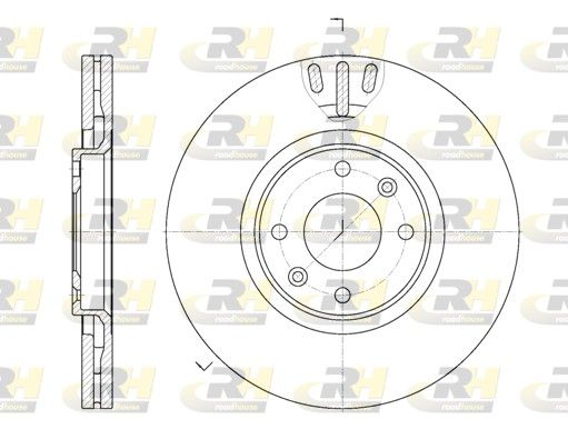 Тормозной диск ROADHOUSE 665710