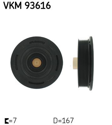 Ременный шкив, коленчатый вал SKF VKM93616