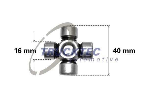 Шарнир, колонка рулевого управления TRUCKTEC AUTOMOTIVE 0234046