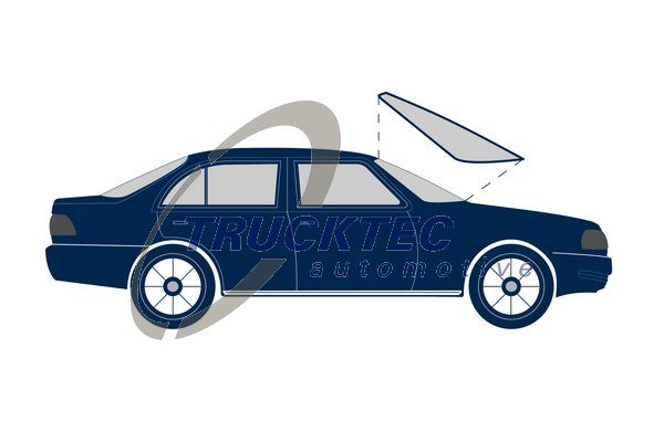 Прокладка, ветровое стекло TRUCKTEC AUTOMOTIVE 0250002