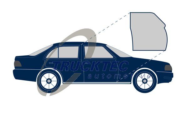 Уплотнение двери TRUCKTEC AUTOMOTIVE 0253038