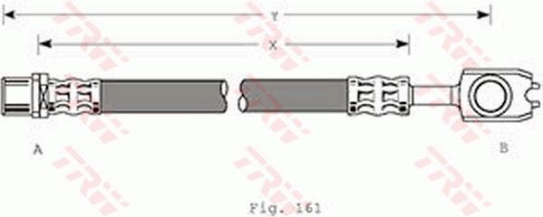 Тормозной шланг TRW PHD350