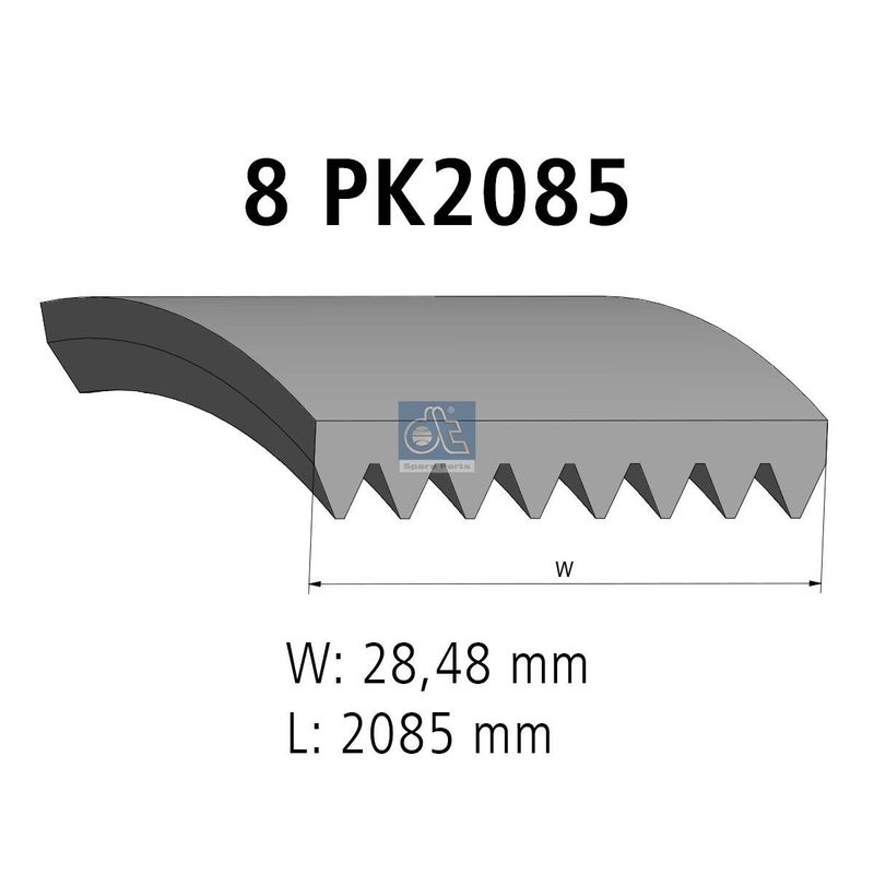 Поликлиновой ремень DT 121192