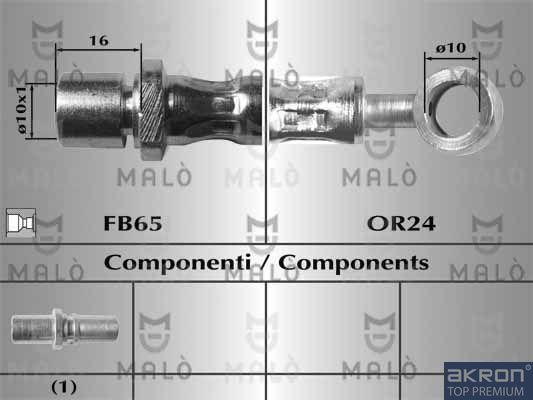 Тормозной шланг MALO 80380
